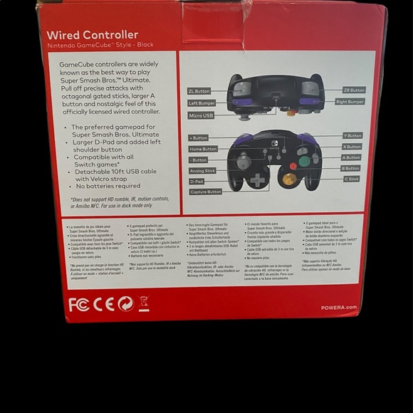 PowerA Wired Controller - Nintendo GameCube Style New - Picture 2 of 2